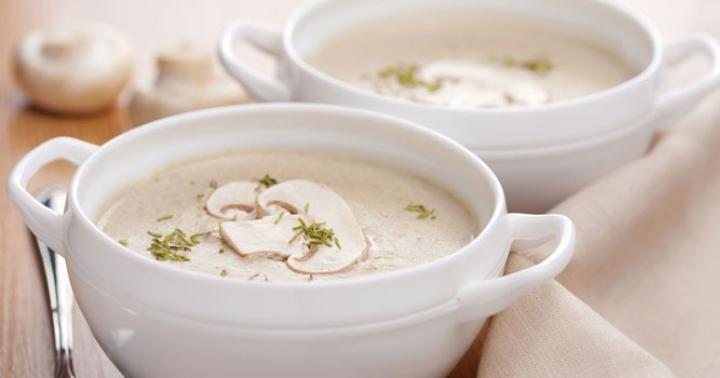 Грибной суп из шампиньонов рецепт с фото